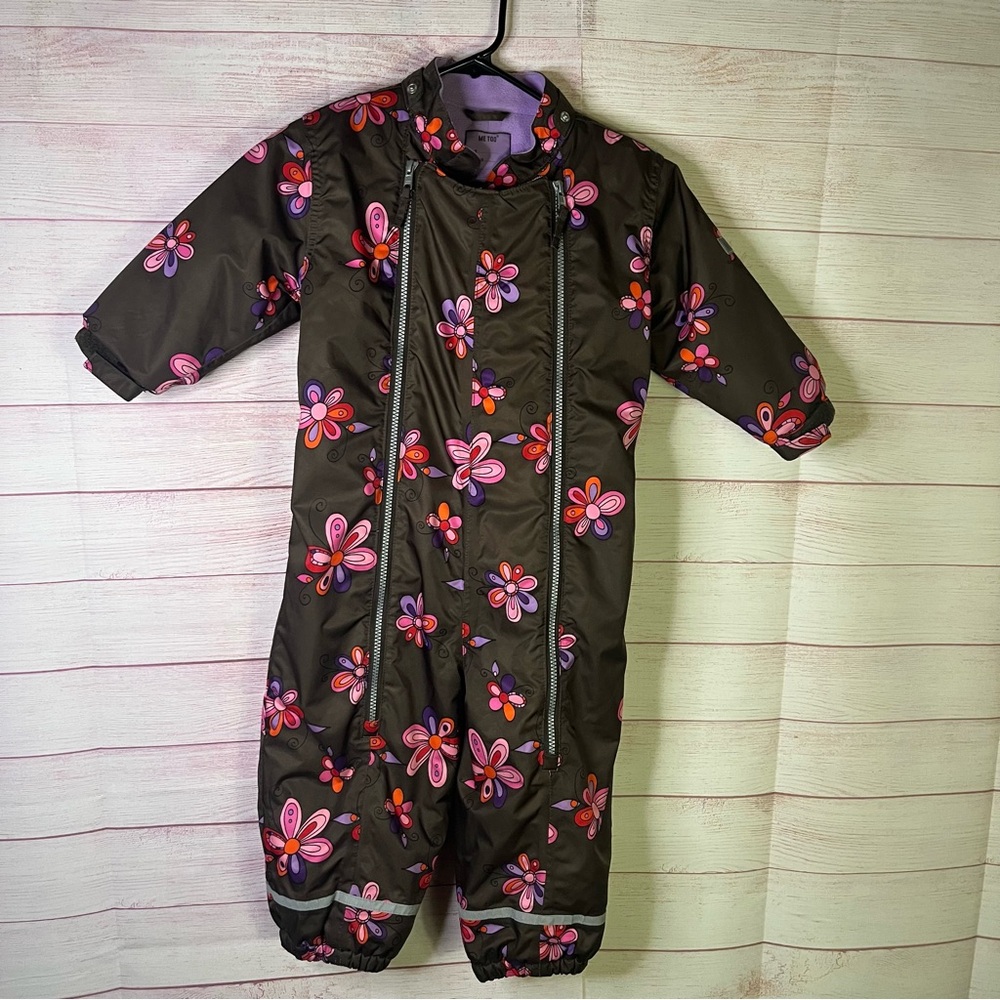 Me Too Colorful Floor Pattern Snowsuit Size 2Y